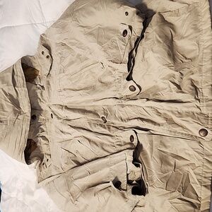 St John's Bay Jacket Size XL Color Beige